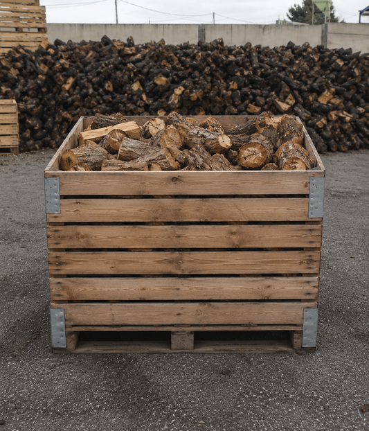 Oliventræsbrænde, 1 kasse (400 kg)