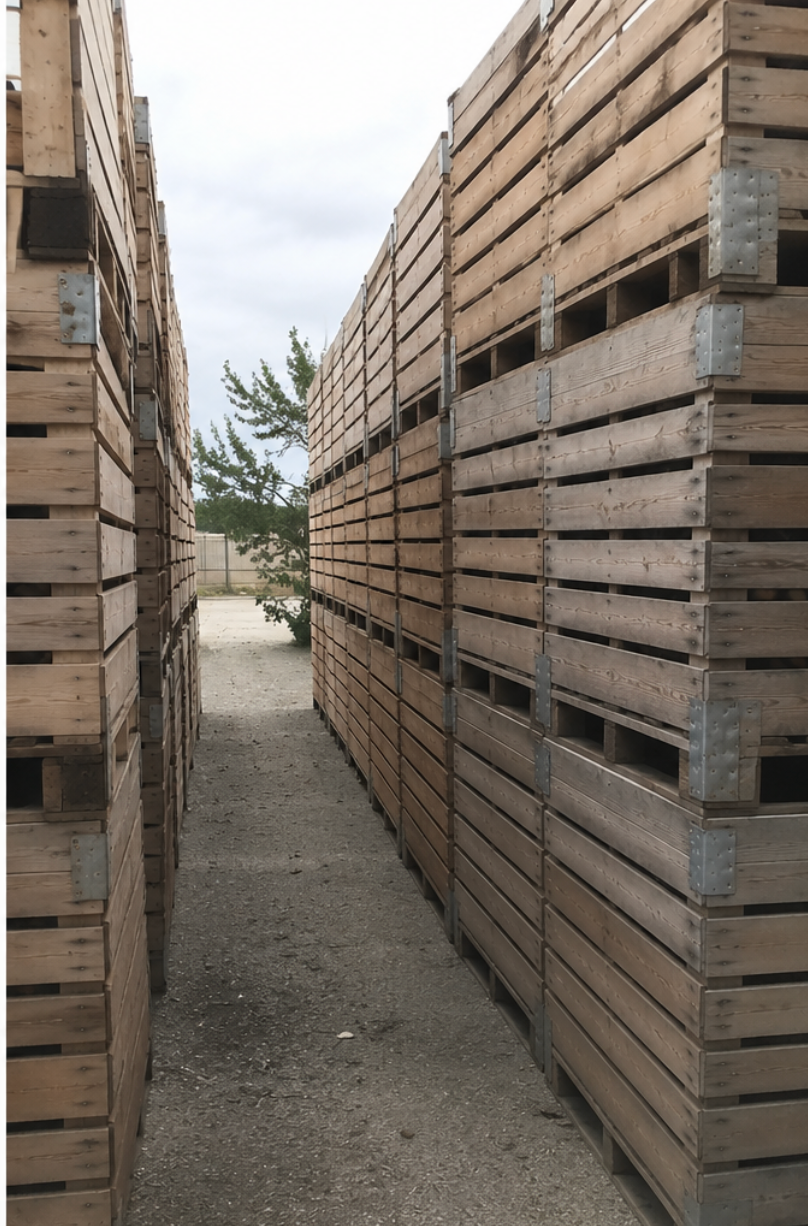 Oliventræsbrænde, 1 kasse (400 kg)