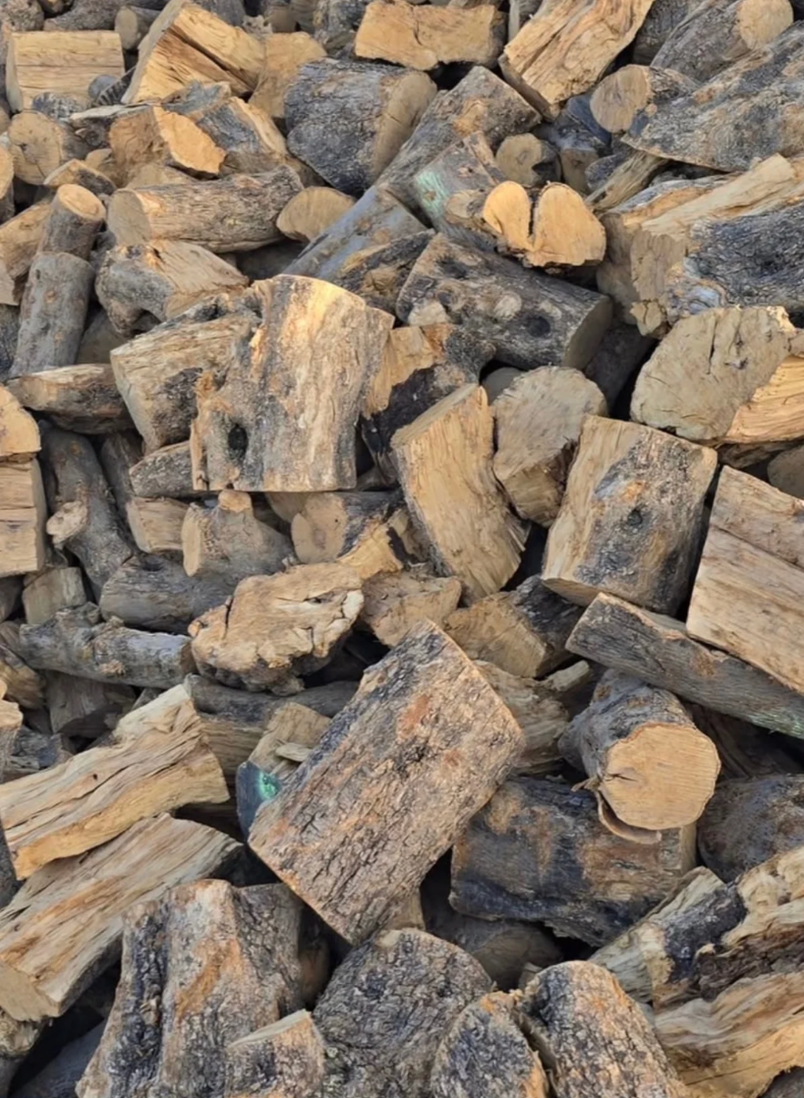 Oliventræsbrænde, 1 kasse (400 kg)