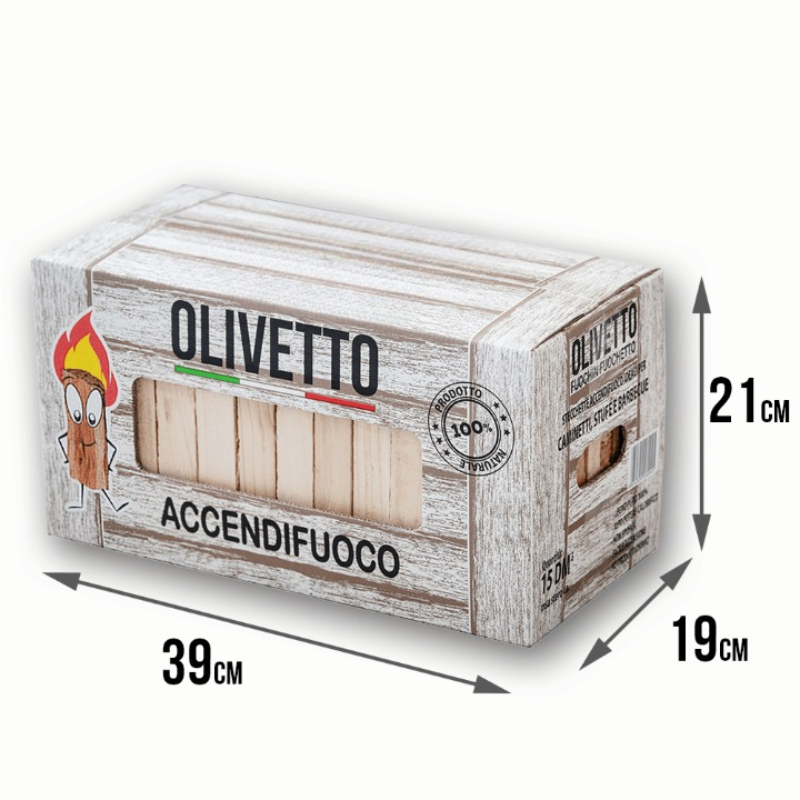 Optændings brænde 8 kg.